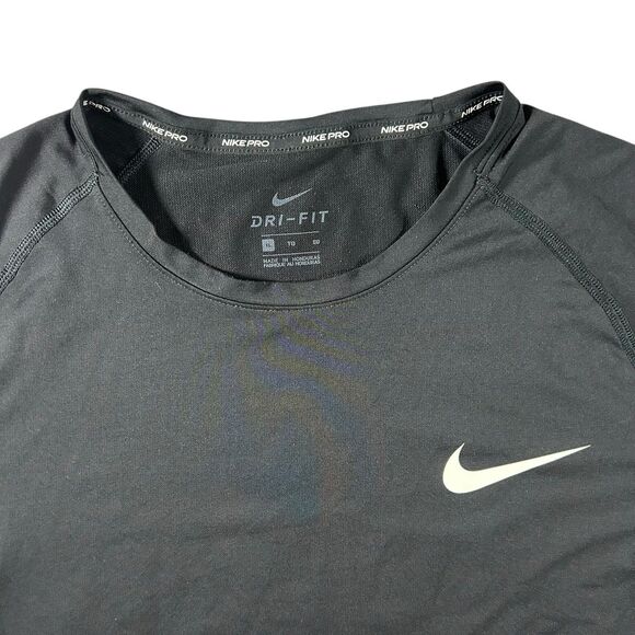 Nike Pro Hypercool Shirt Mens XL Black Dri-Fit Compression Fitted Y2K - Picture 1 of 8